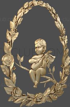 3D model Angel on a branch (STL)