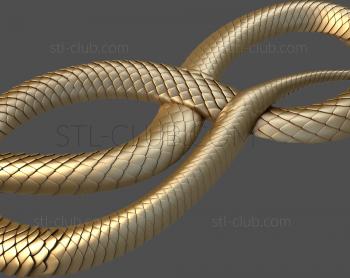 3D model Snake (STL)