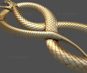 3D model Snake (STL)