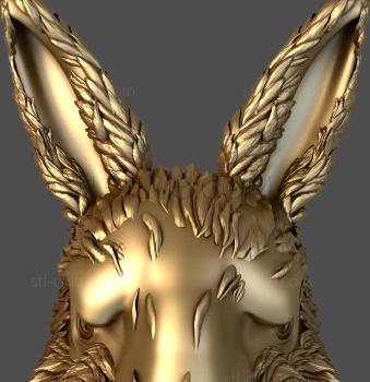 3D model Hare's head (STL)