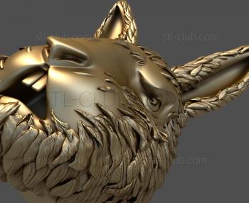 3D model Hare's head (STL)