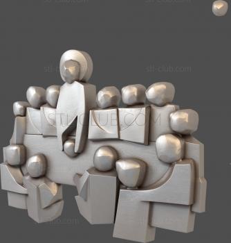 3D model The last supper stylization (STL)