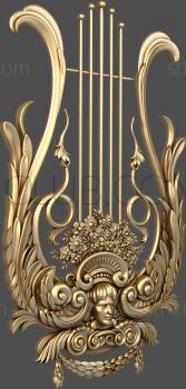 3D model The magic lyre (STL)