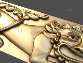 3D model Stylized lion (STL)