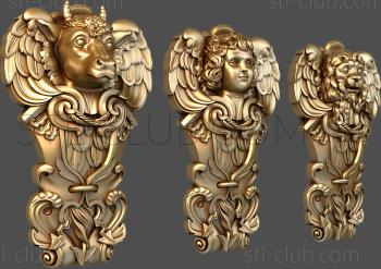 3D model Zodiac signs (STL)