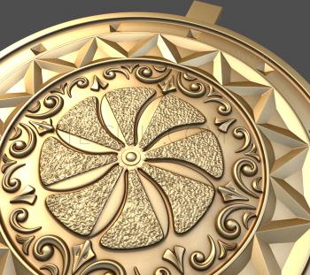 3D model Slavic round shield (STL)