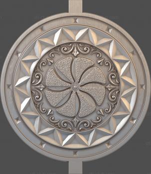 3D model Slavic round shield (STL)