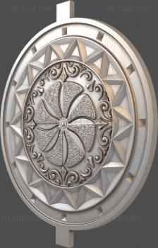 3D model Slavic round shield (STL)