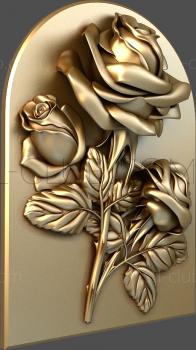 3D model Two roses on the stove (STL)