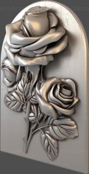 3D model Two roses on the stove (STL)