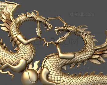 3D model Dragons of symmetry (STL)