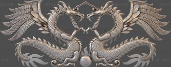 3D model Dragons of symmetry (STL)