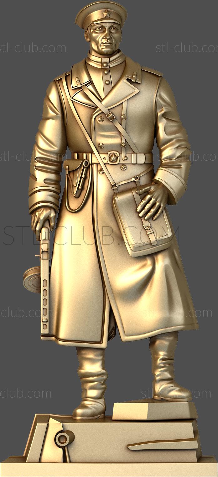 3D model Combat commander (STL)