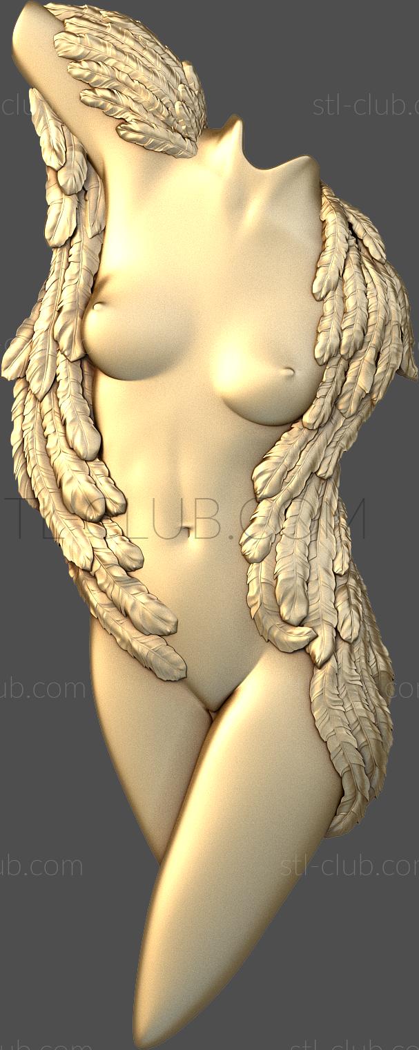 The angel woman