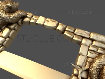 3D model The cubs are playing (STL)