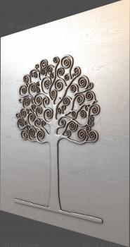 3D model A tree with swirls (STL)