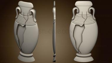 3D model Jug with vine and handles (STL)