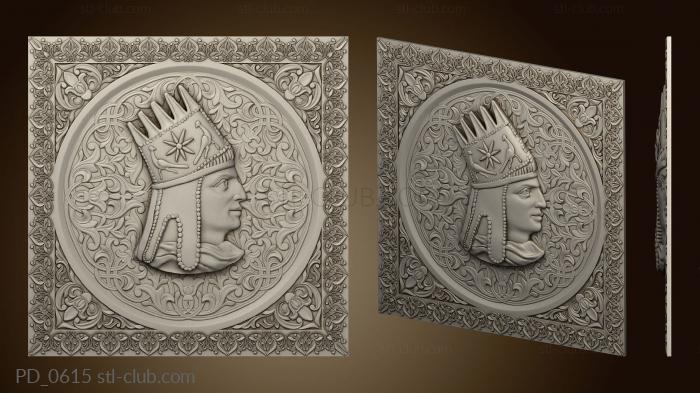 3D model Decorative pannoGolova Tsar (STL)