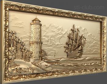 3D model Lighthouse ship frame (STL)