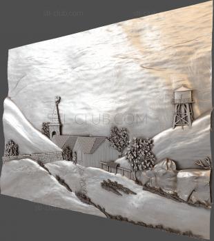 3D model Mountain village-1 (STL)