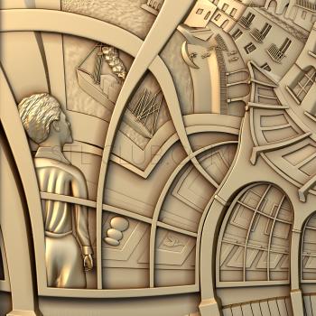 3D model Etching by Escher Mauritz (STL)