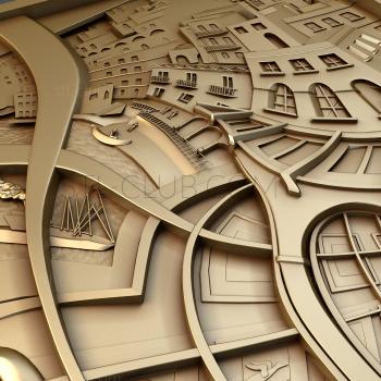 3D model Etching by Escher Mauritz (STL)