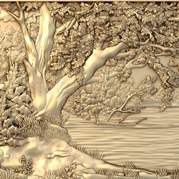 3D model Tree over water (STL)