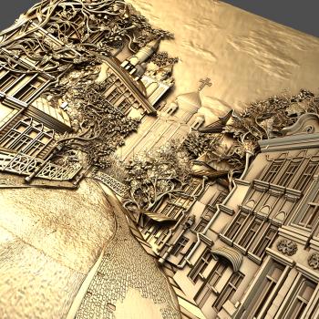 3D модель Улица храм крест (STL)