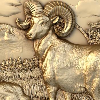 3D model Mountain sheep (STL)