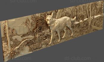 3D model Wolf forest (STL)