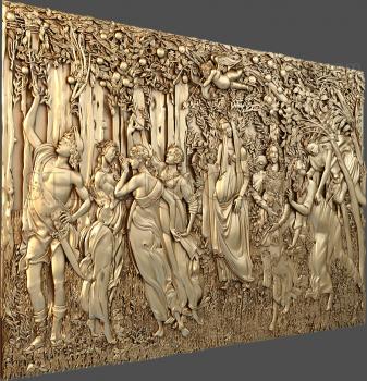 3D model Sandro Botticelli Spring unframed (STL)