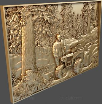 3D model Male forest atv (STL)