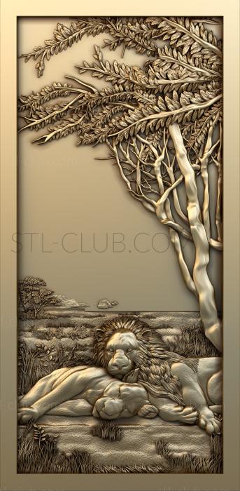 3D модель Лев и львица (STL)