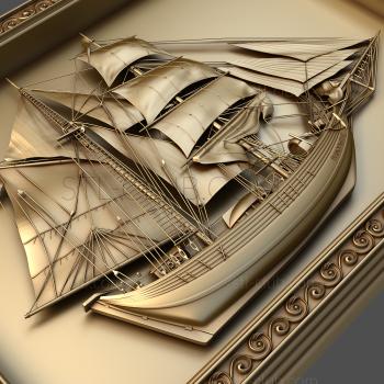 3D model Sailboat (STL)