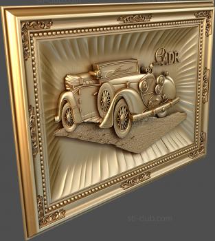 3D model Vintage car (STL)