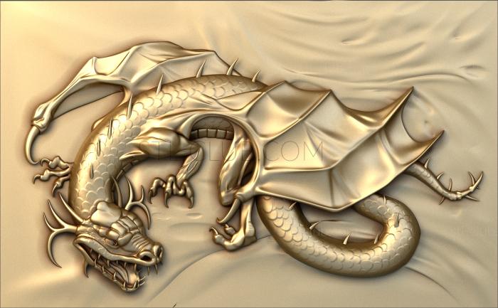 3D model Chinese dragon (STL)