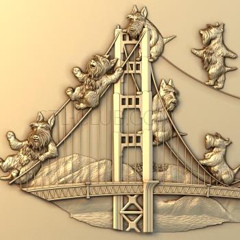 3D мадэль Собаки на лондонском мосту (STL)