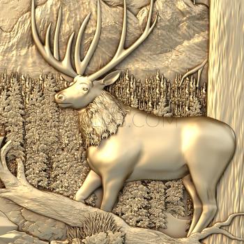 3D model Red deer (STL)