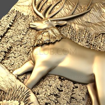 3D model Red deer (STL)