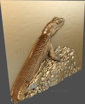 3D model Monitor lizard (STL)