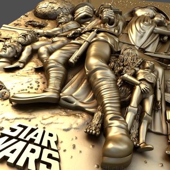 3D мадэль Звездные войны (STL)