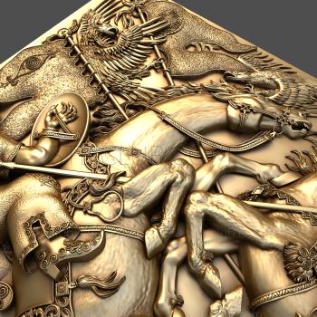 3D model Battle of the warriors (STL)