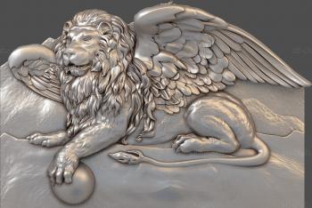 3D model The winged lion (STL)