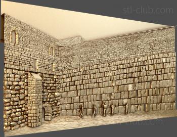 3D model Stone wall (STL)