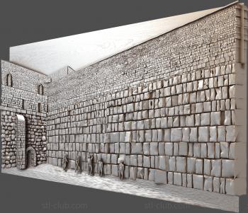 3D model Stone wall (STL)