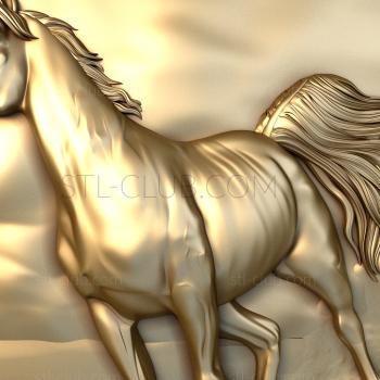 3D model The horse gallops (STL)