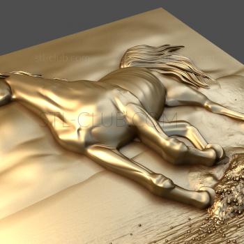 3D model The horse gallops (STL)
