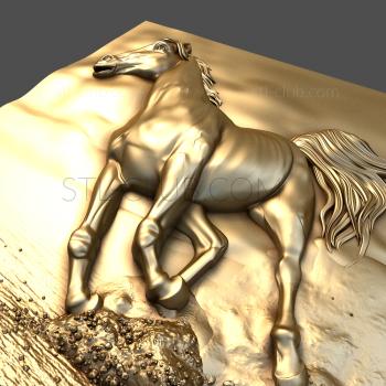 3D model The horse gallops (STL)