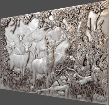 3D model Deer in the forest (STL)