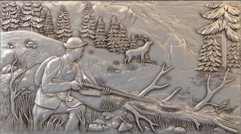 3D model Deer hunting (STL)